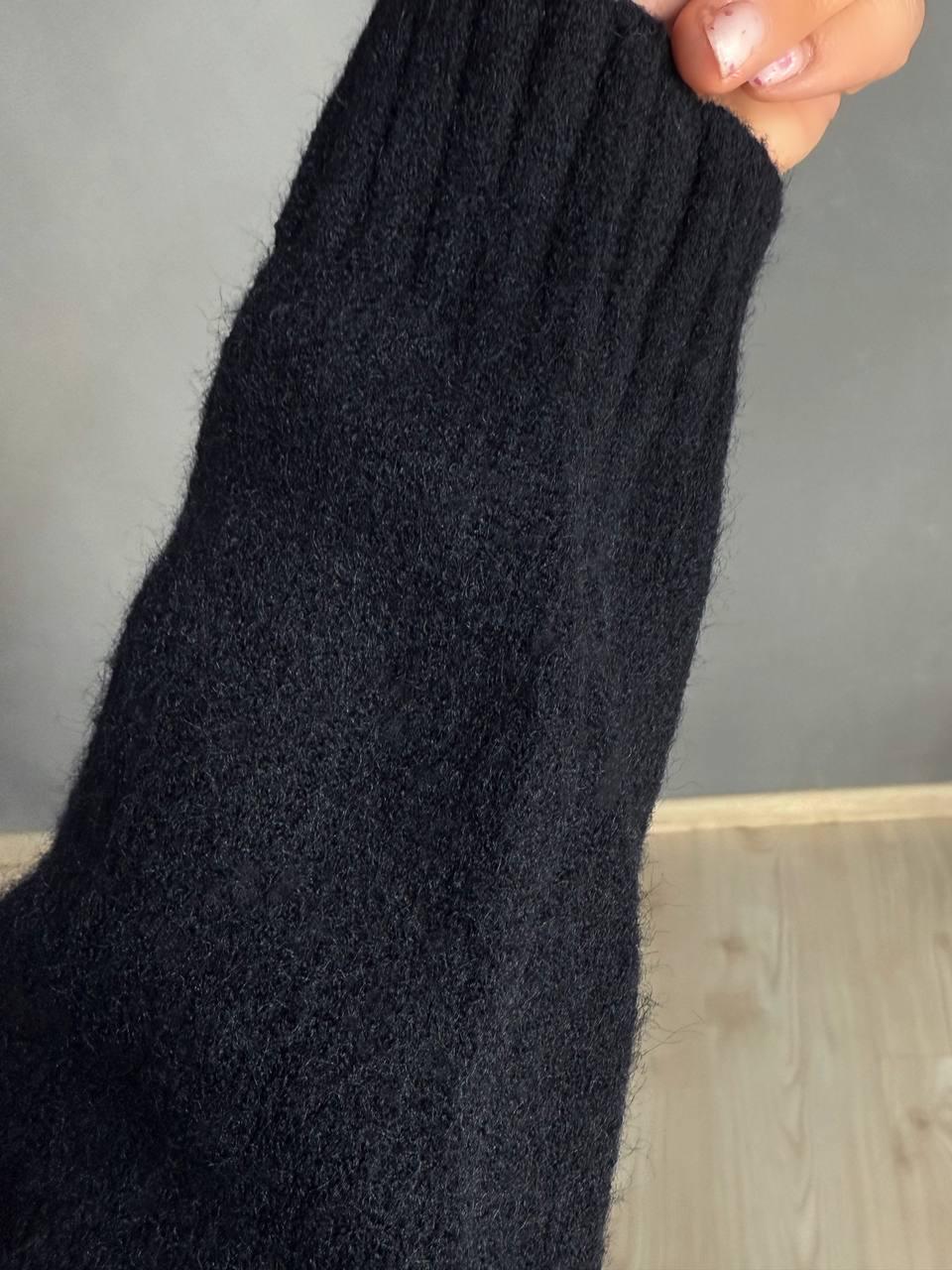 Светр жіночий A-N 1780 з коміром на блискавці OS Чорний (5968) - фото 8