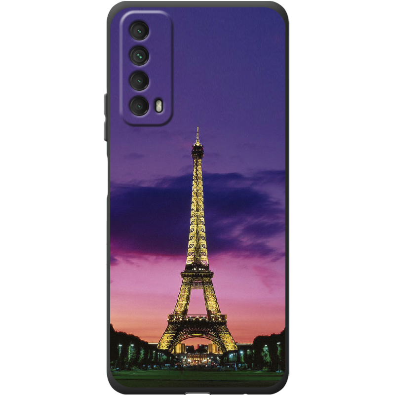 Чохол Boxface Huawei P Smart 2021 Опівночі в Парижі Чорний силікон (41133-up964-41604)