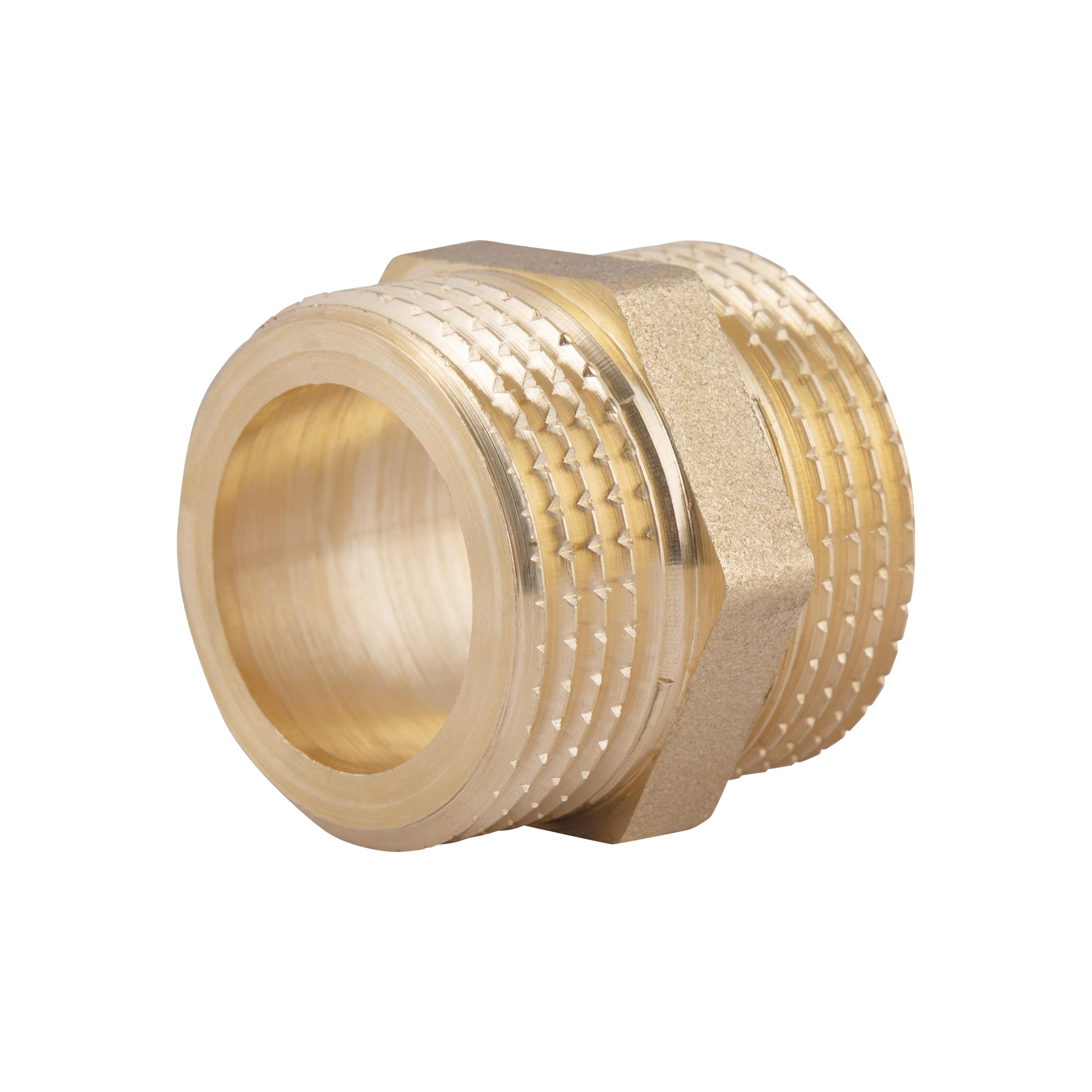 Ніпель латунний Thermo Alliance Standart 1" ЗЗ Жовтий (SD4072525)