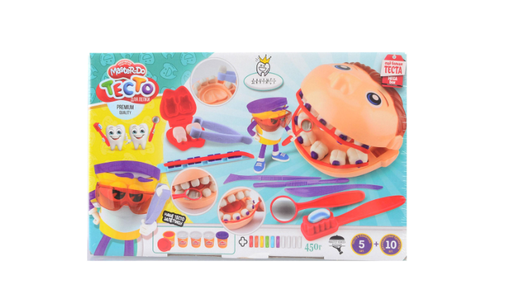 Набір креативної творчості тісто для ліплення Danko Toys Master Do tmd-12-01 Дантист (MTT-89192)