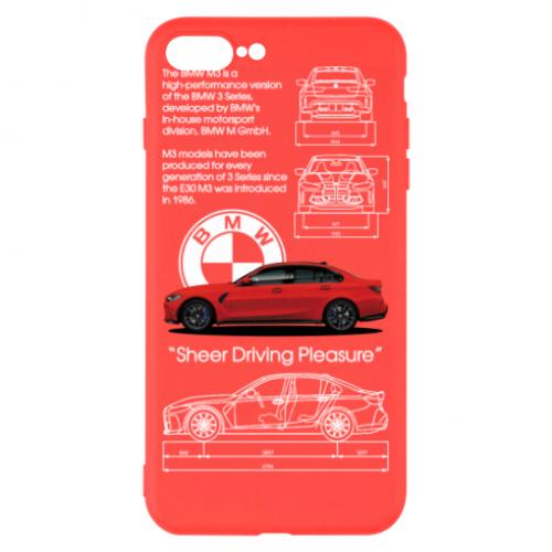 Чехол для iPhone 8 Plus BMW M3 Car