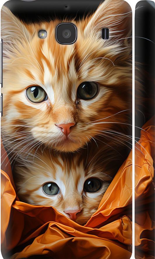 Чехол на Xiaomi Redmi 2 Котики 2 (5664m-98-42517)