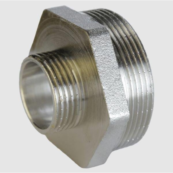 Ниппель УЗКМ никель ЗЗ 1 1/2"х3/4" (116823)