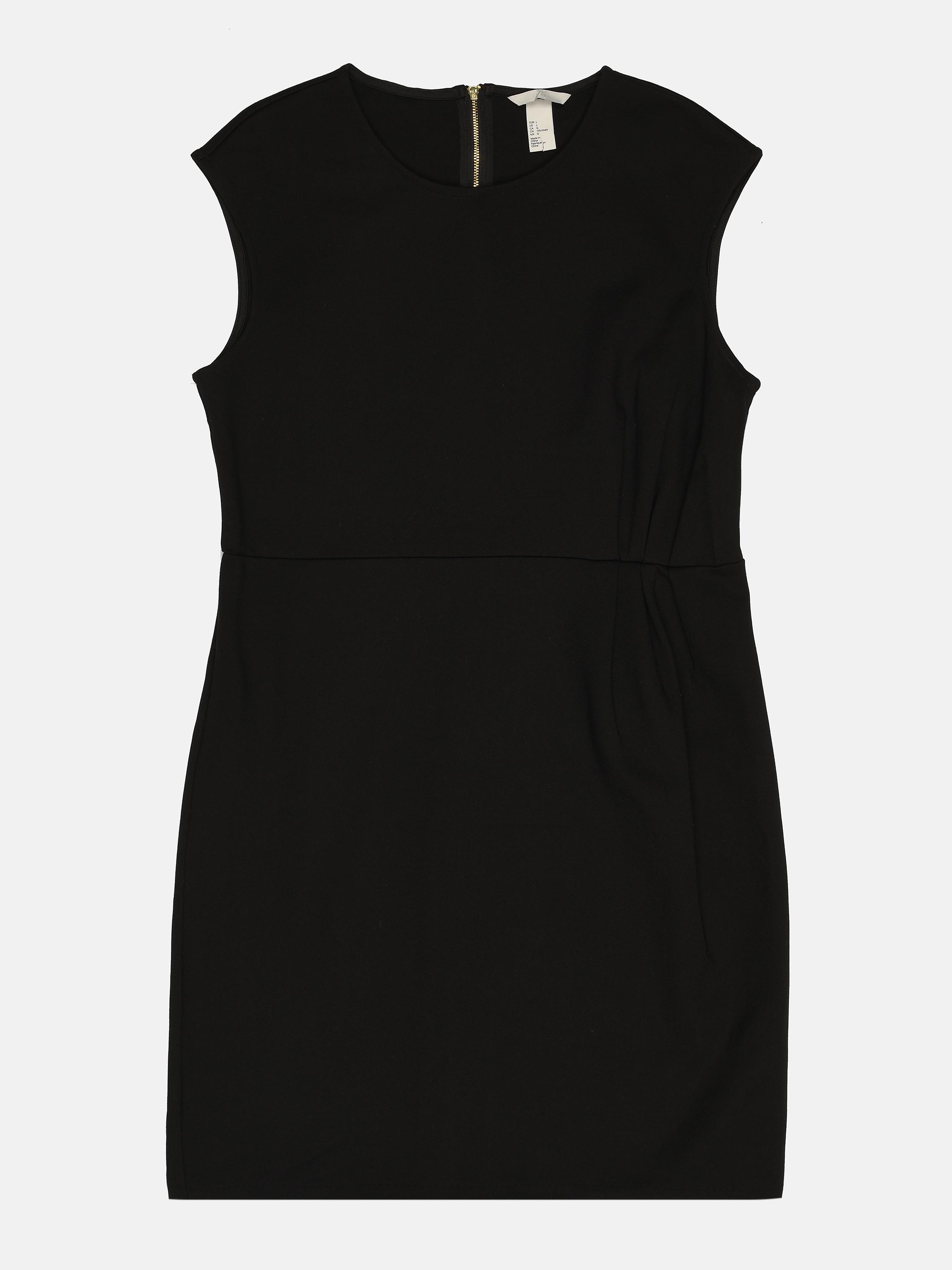 Платье H&M L Черный (4396504)