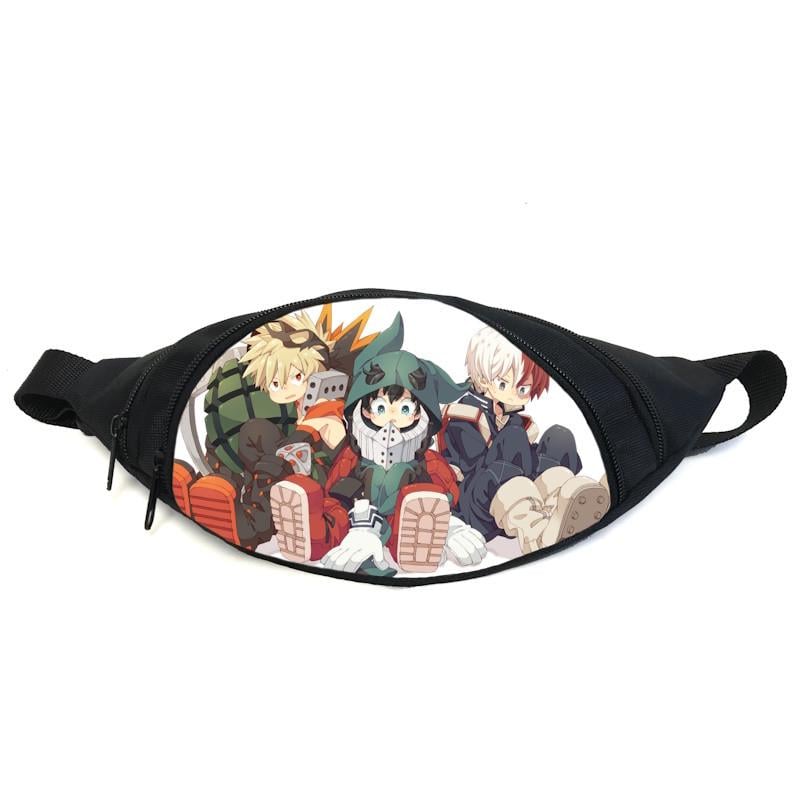 Поясная сумка-бананка Cappuchino toys Моя геройская академия GB BNHA 028 Черный (2087115703)