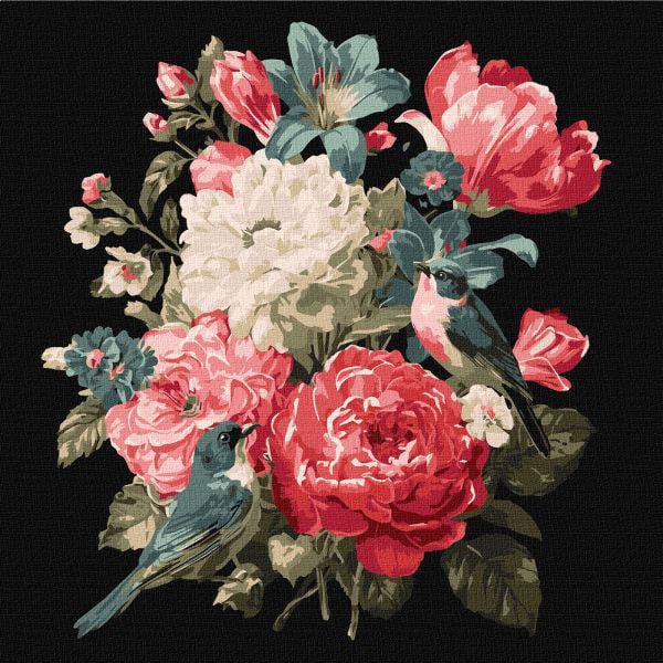 Картина по номерам Ideyka Букет жизни 30х30 см (Id-KHO5181)