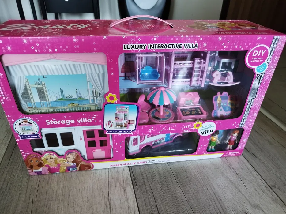 Набор для девочки Вилла Коттедж с фигурками и горкой (28443932) - фото 4 Набор для девочки Вилла Коттедж с фигурками и горкой (28443932) - фото 4