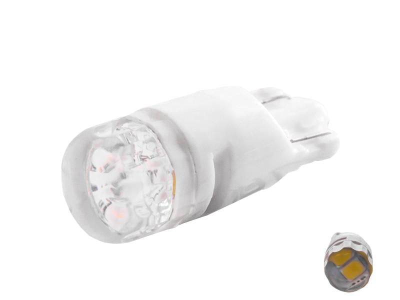 Автолампа светодиодная T10 W5W керамика 24 В SMD2835-2led Белый (35503815)