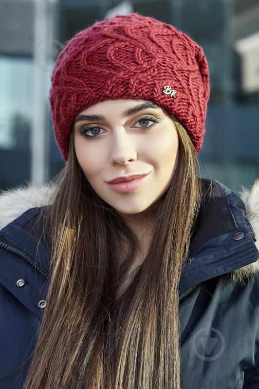 Шапка "Вільчур" Braxton бордовий 56-59