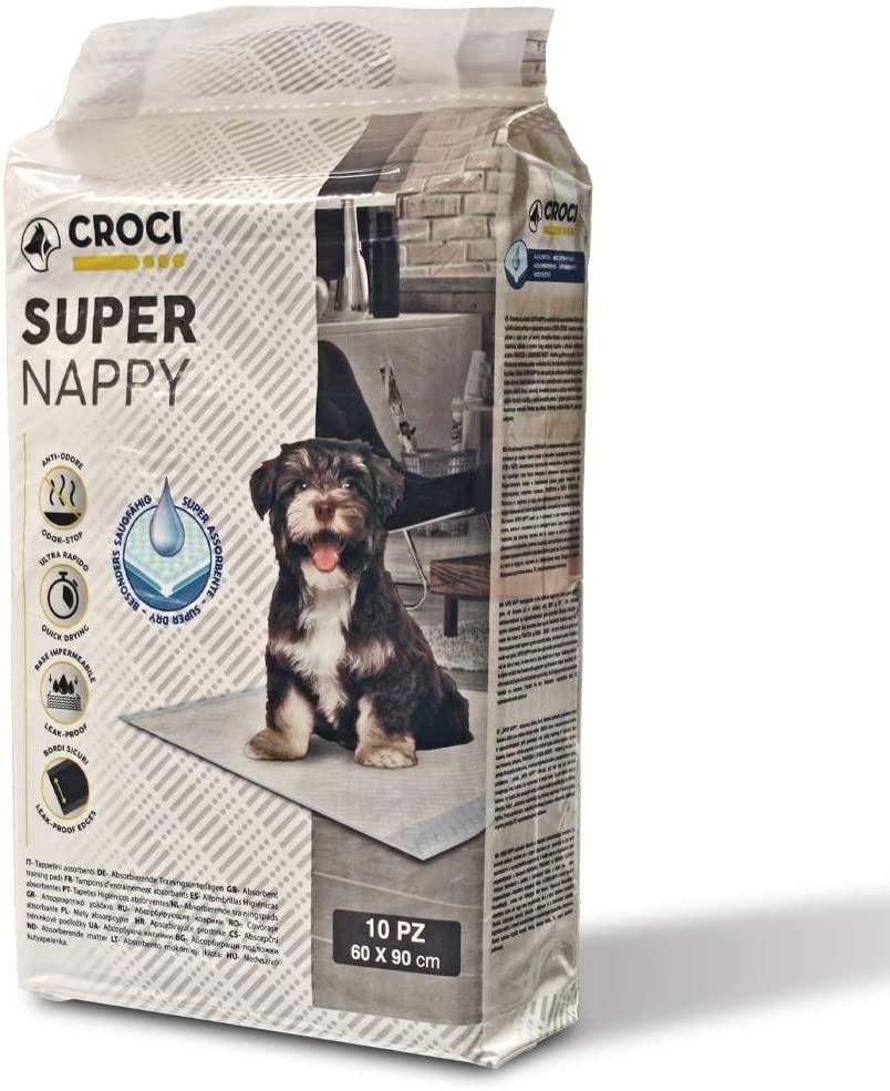 Одноразові пелюшки для собак Croci Super nappy 90х60 см 10 шт