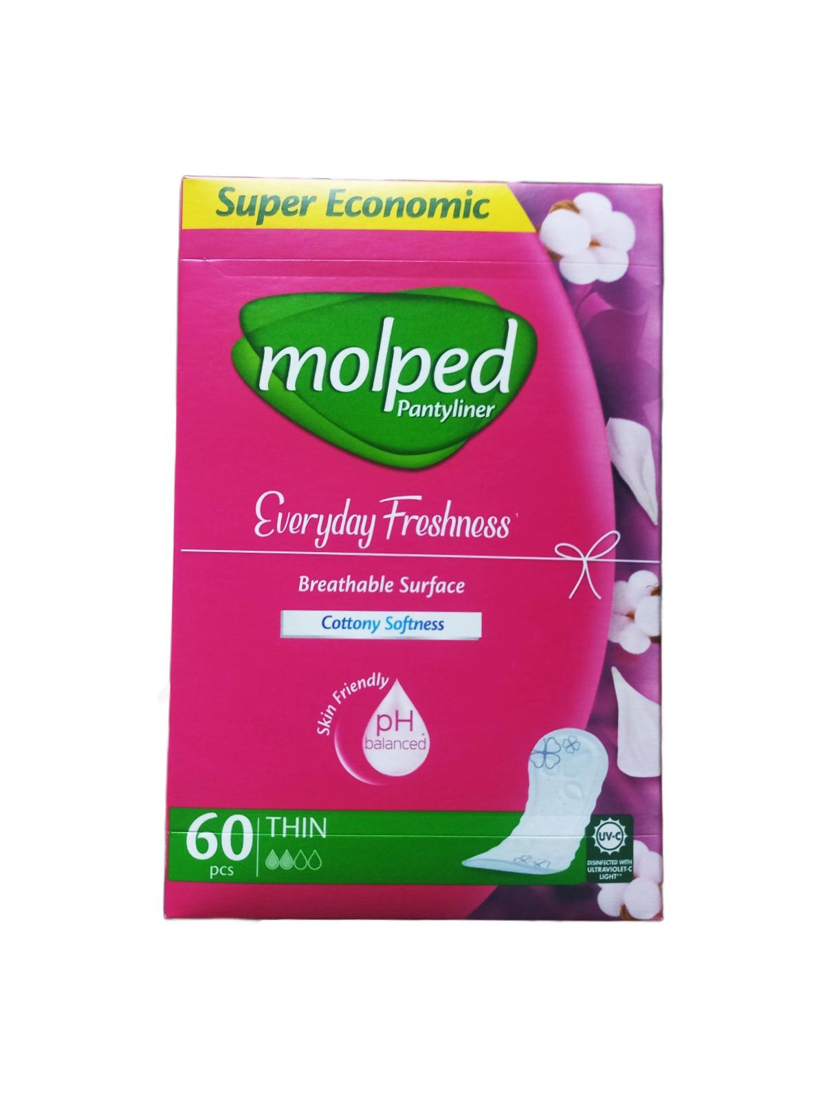 Прокладки щоденні Molped Pantyliner cottony softness 60 шт. (8862)