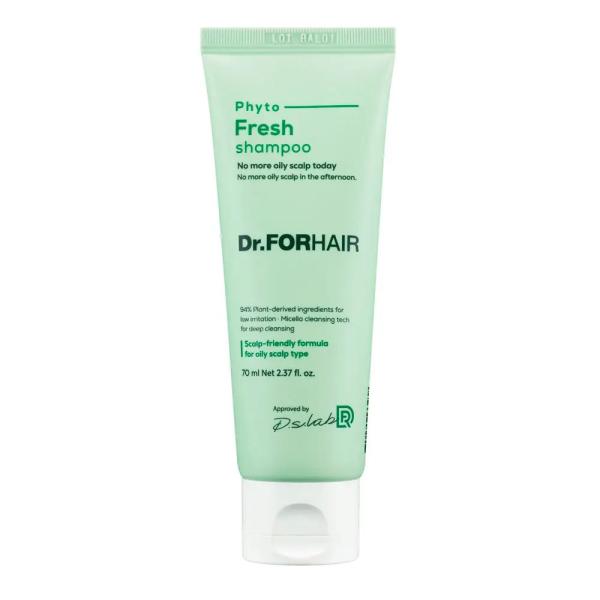 Шампунь мицеллярный Dr.FORHAIR Phyto Fresh для жирной кожи головы 70 мл (1732500846)