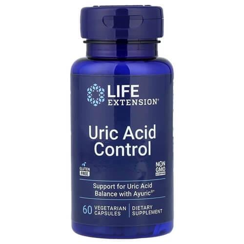 Здоровье мочевыводящих путей Life Extension Uric Acid Control 60 растительных капс. (LEX-19216)