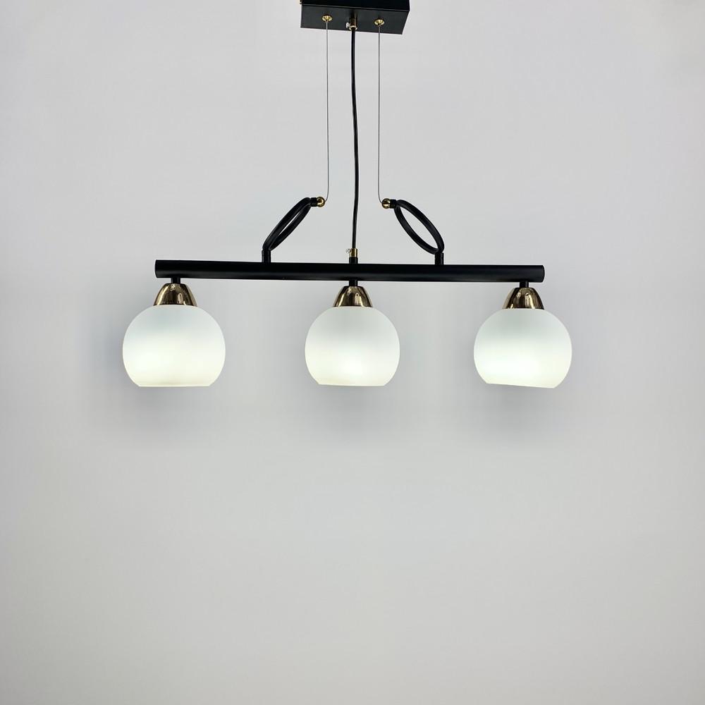 Світильник видовжений на 3 білих плафонів (YQ 307/3) - фото 2 Світильник видовжений на 3 білих плафонів (YQ 307/3) - фото 2