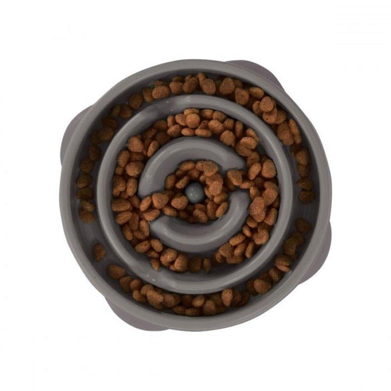 Миска-лабиринт для собак Outward Hound для замедления кормления сердняя Серый (oh69891)