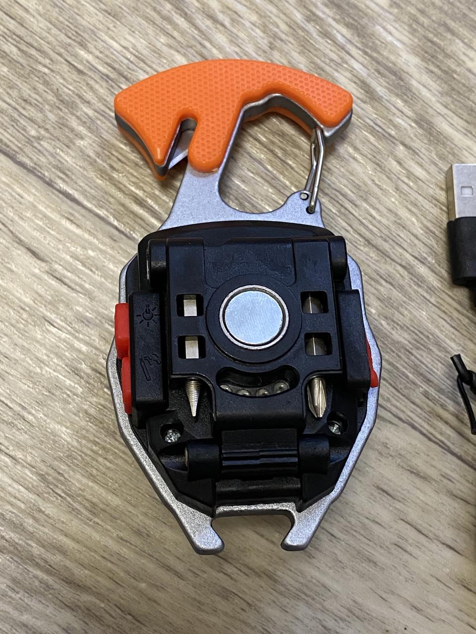 Ліхтар на карабіні з прикурювачем Bailong BL-W5147 запальничка/викрутка/магніт 7 режимів (2552374382) - фото 5