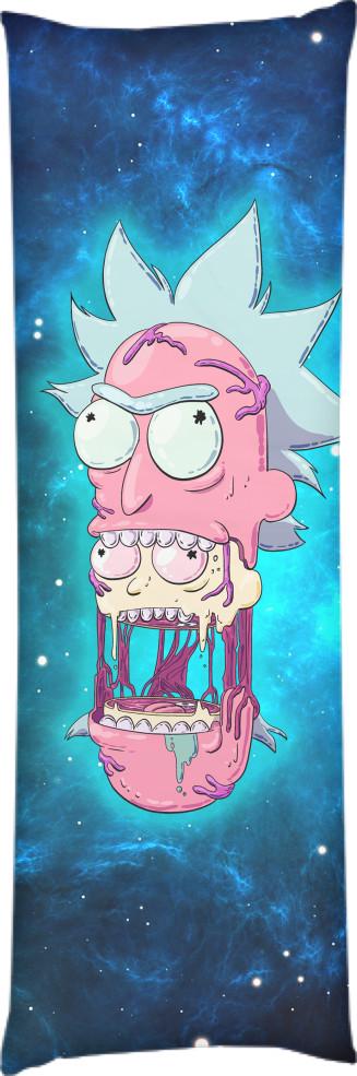 Подушка дакімакура Рік та Морті Космос 8 40x100 см (13533676)