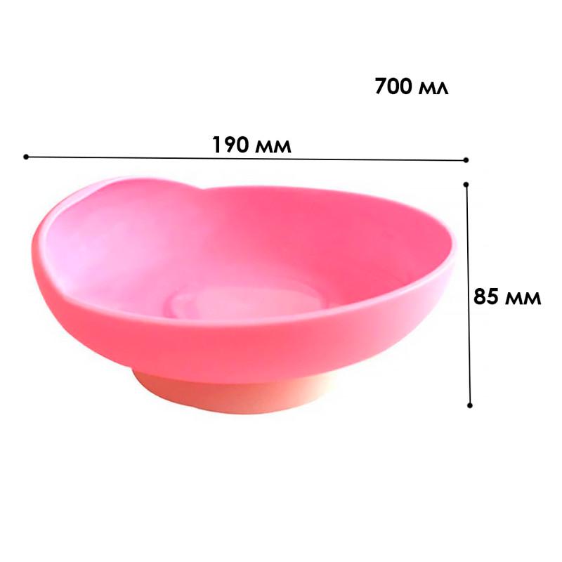 Миска для прийому їжі Shengtong STSE-018 для людей з інвалідністю з утримуючою гумовою насадкою Pink (15047164) - фото 4 Миска для прийому їжі Shengtong STSE-018 для людей з інвалідністю з утримуючою гумовою насадкою Pink (15047164) - фото 4