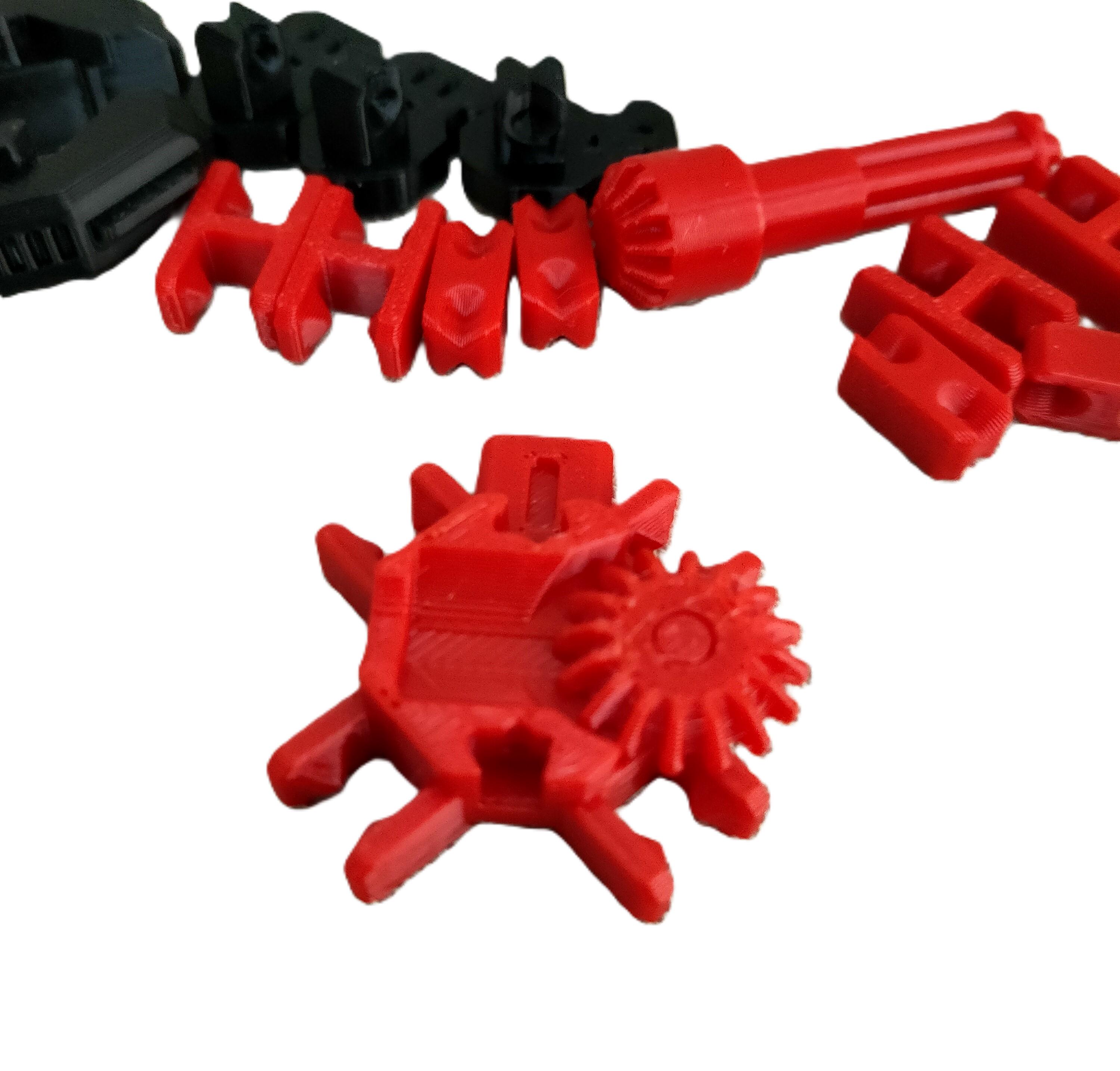 Конструктор іграшковий кулемет гатлінга 70х70х30 мм (KUG-17G-CHC) - фото 6