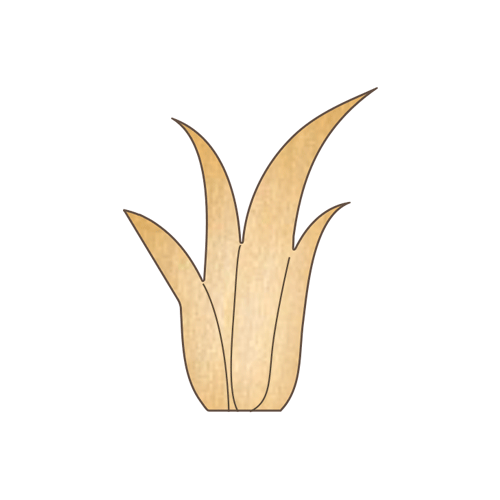 Заготовка из фанеры №157 Кустик-2 (5872)