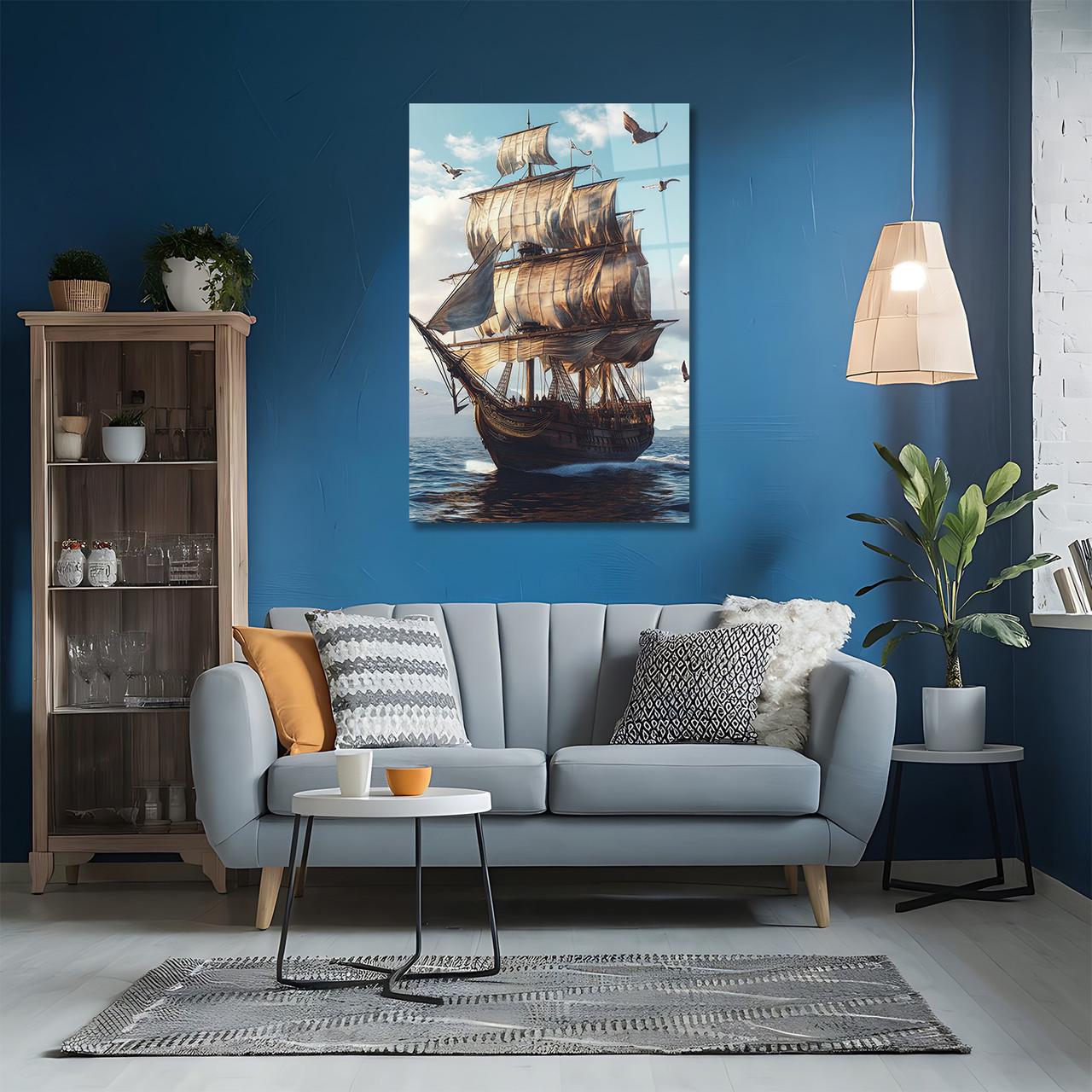 Картина на стекле NovellaPrint Морской парус 50х75 см (556.2) Картина на стекле NovellaPrint Морской парус 50х75 см (556.2)