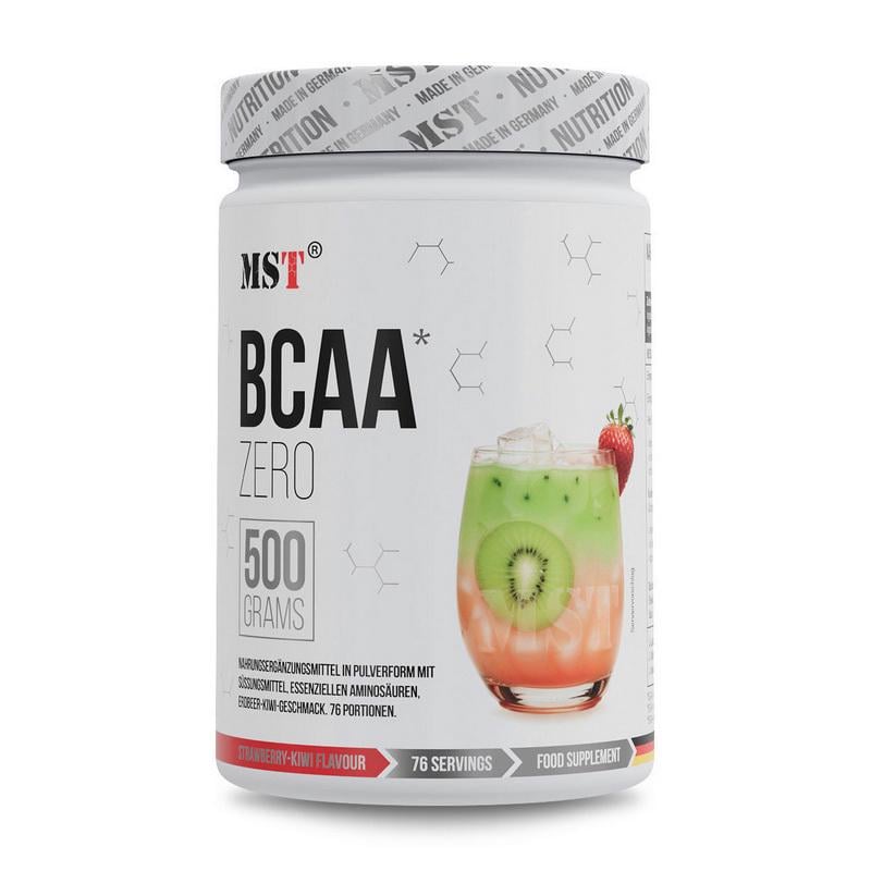 Аминокислоты MST BCAA Zero 500 г без сахара Клубника/Киви