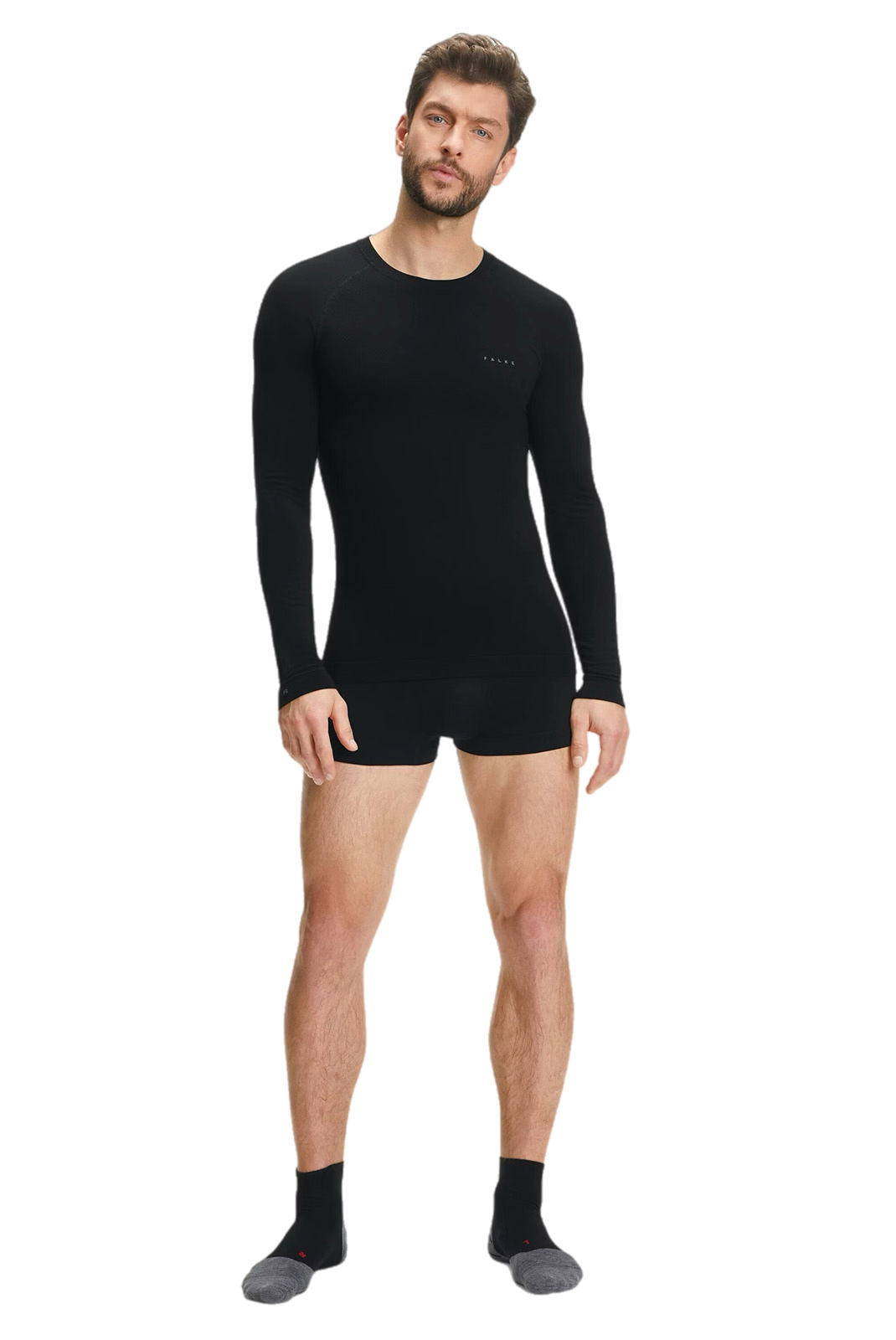 Термореглан Falke ESS Wool-Tech Light р. 50/L Черный (33233-3000-L) - фото 3 Термореглан Falke ESS Wool-Tech Light р. 50/L Черный (33233-3000-L) - фото 3