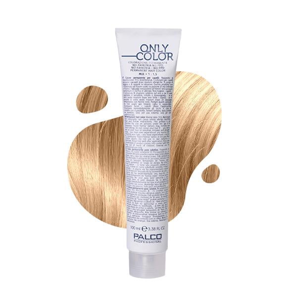 Крем-краска для волос безаммиачная PALCO Only Color №9.0 Блонд Натуральный с маслом макадамии и протеинами шелка 100 мл (29571111)