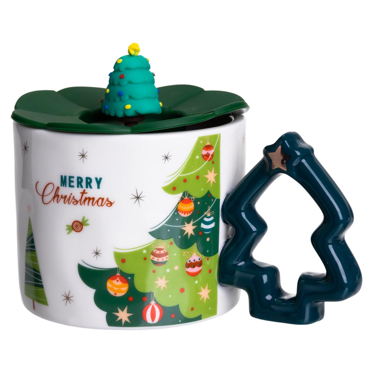 Чашка порцелянова Christmas Tree 400 мл (FM-CS-18GR) - фото 3