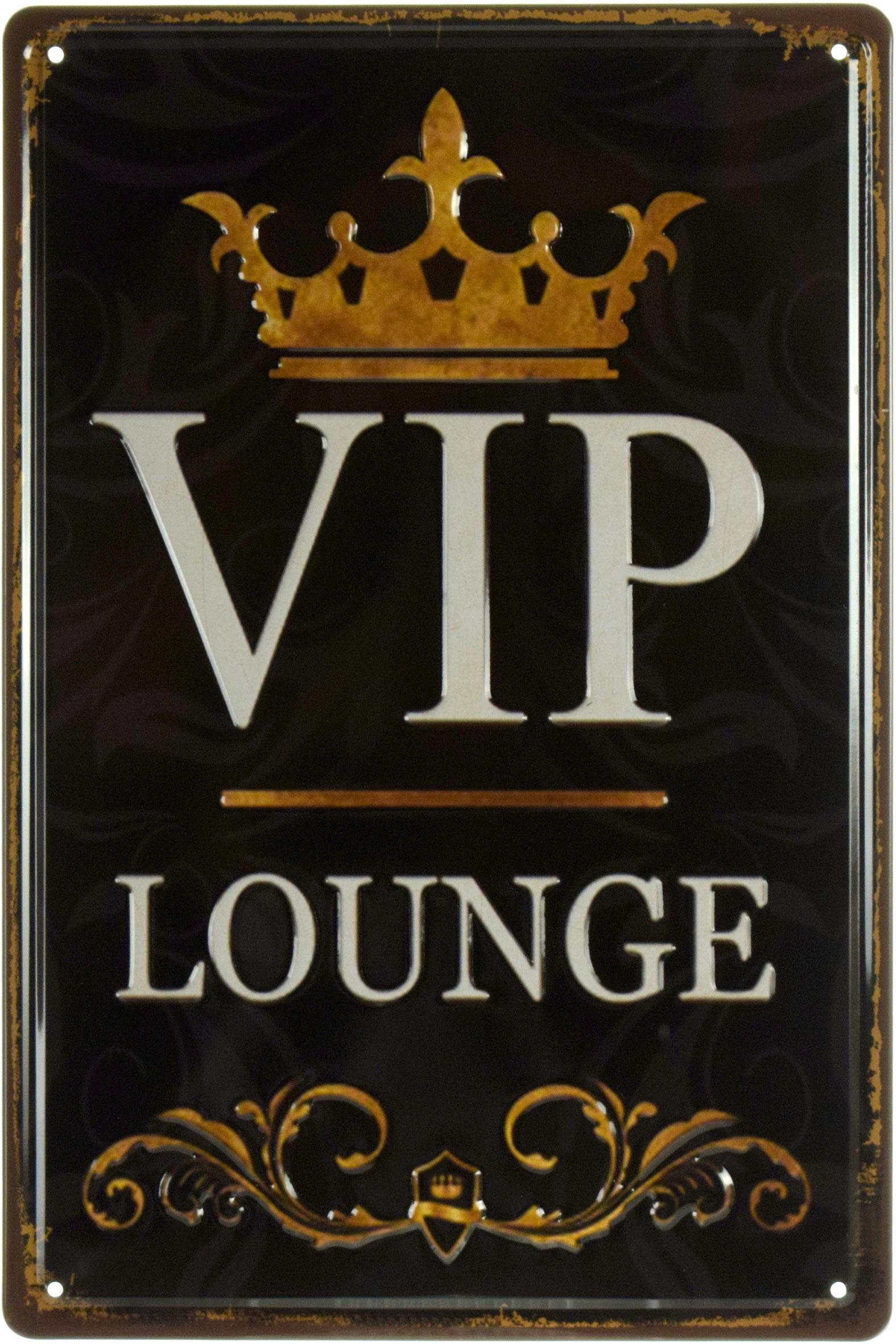 Табличка металева VIP-зал/VIP Lounge 20x30 см