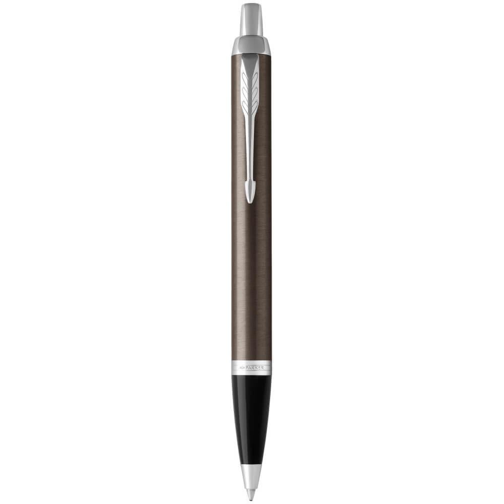 Ручка шариковая Parker IM 17 Brushed Metal GT BP Трезубец 22 232_TR 16409