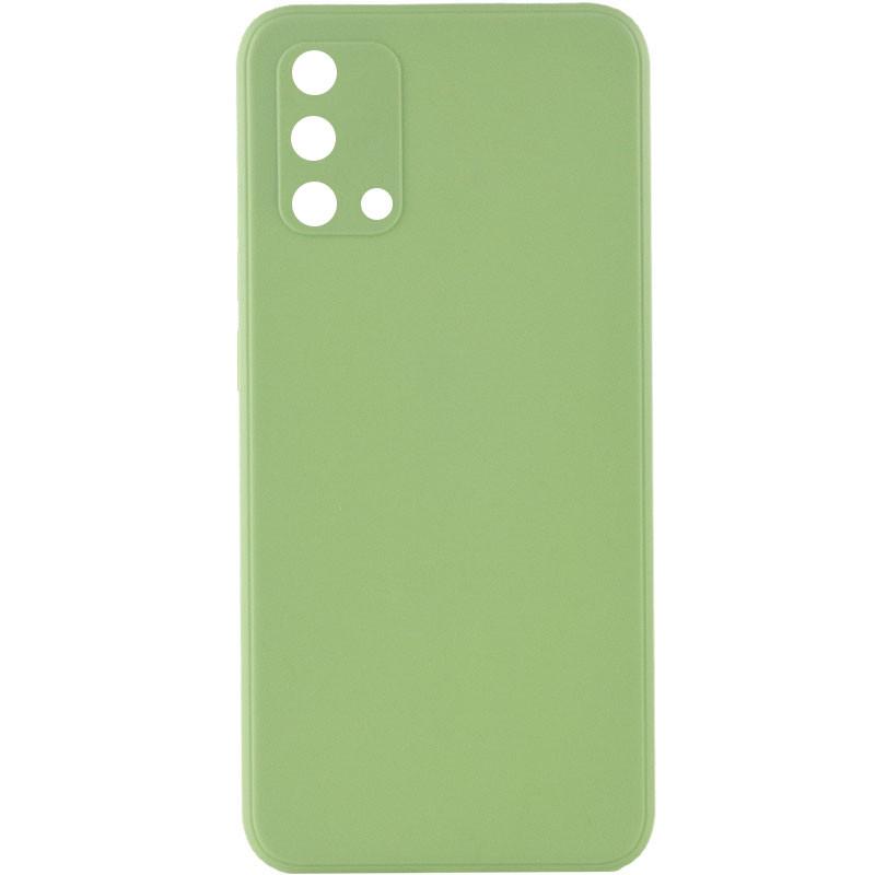 Противоударный силиконовый чехол Candy Full Camera для Oppo A74 4G Фисташковый