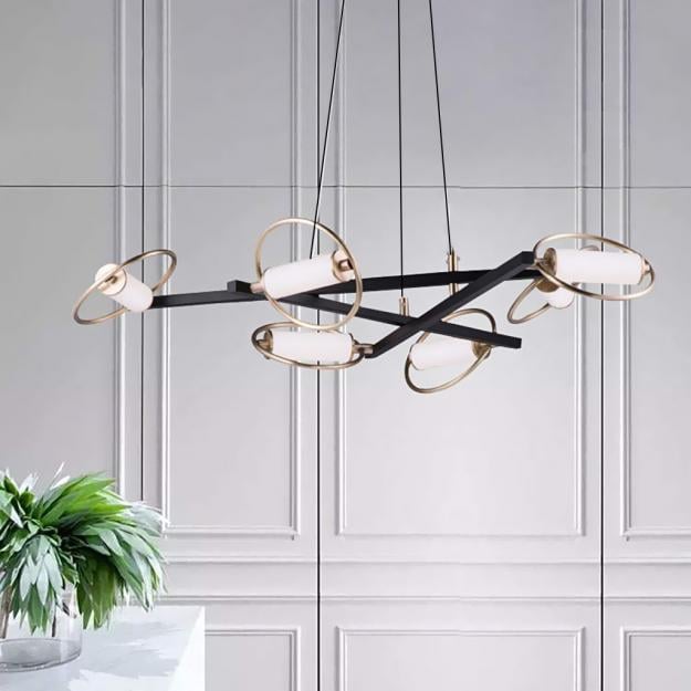 Люстра Aura LED D80 6P Black (9317066)