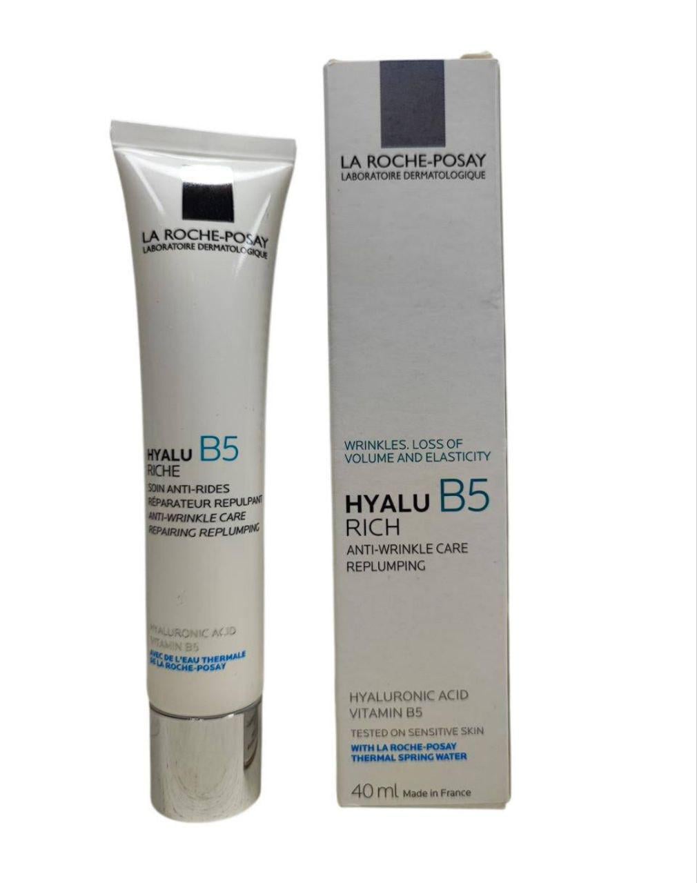 Крем для коррекции морщин и восстановления упругости сухой кожи Ля Рош-Позе Гуалу La Roche-Posay Hyalu B5 Rich