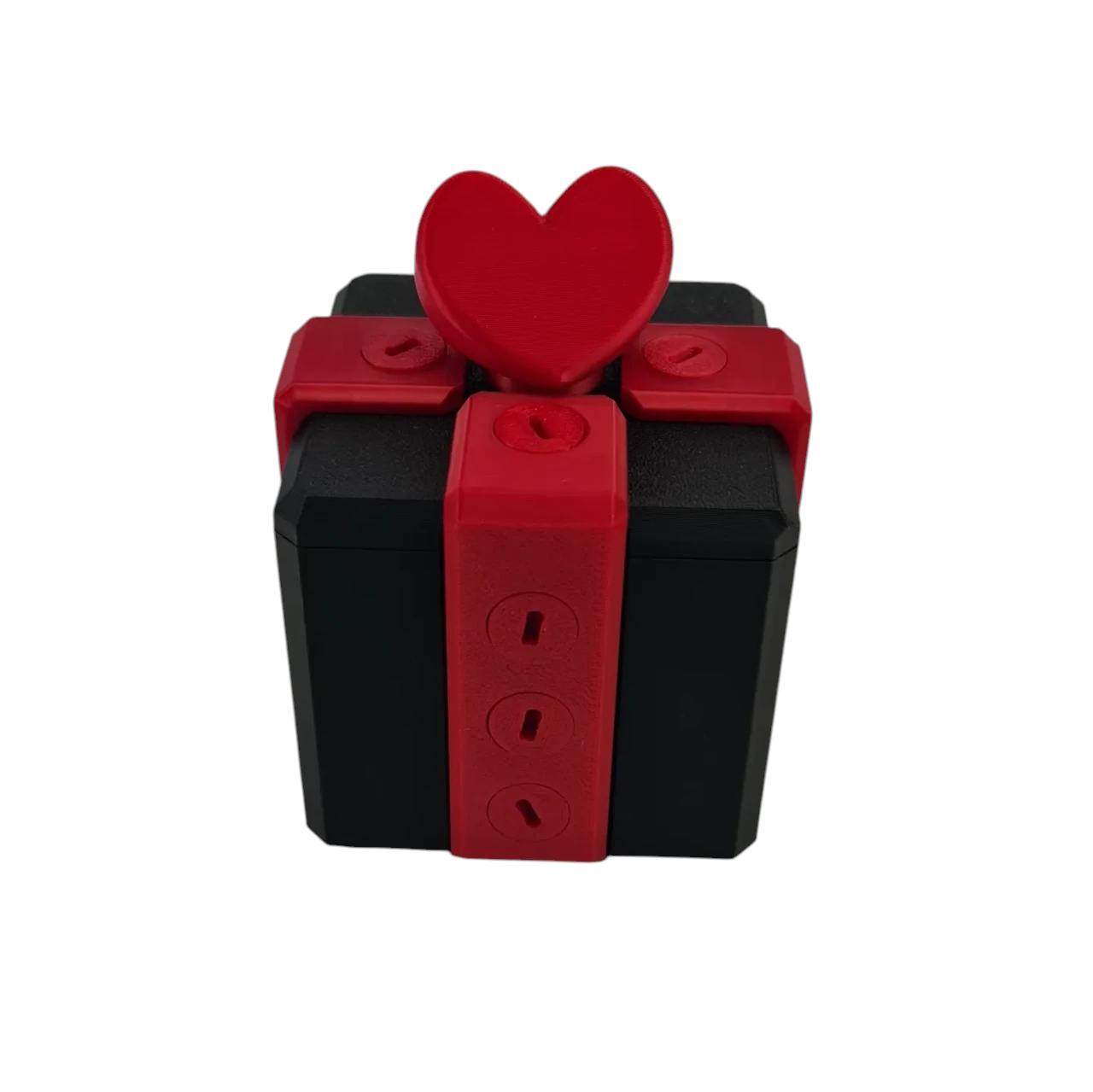 Коробочка-валентинка Valentine Heart Box with Screws 10 см