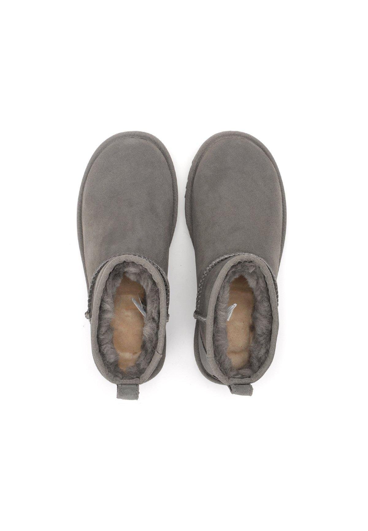 Угги женские UGG Classic Ultra Mini р. 40 Grey (1116109) - фото 3