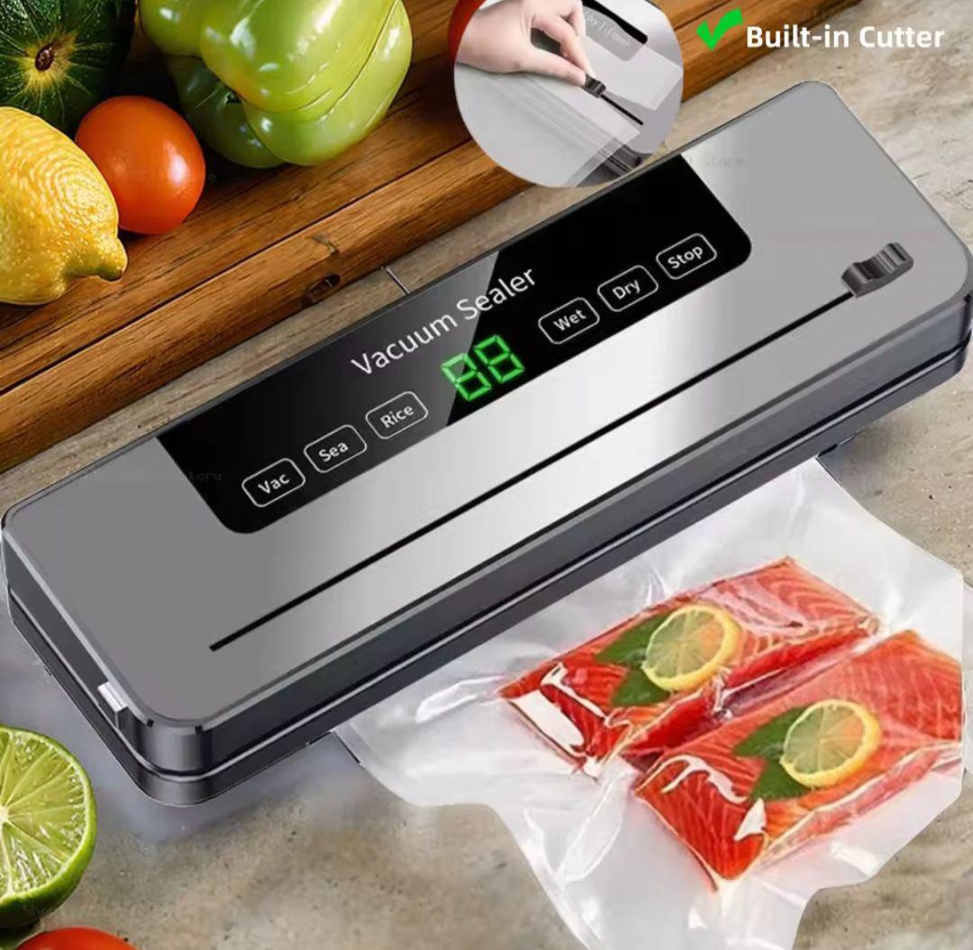 Вакуумный упаковщик FKJ-5100 со встроенным резаком и дисплеем (00357) - фото 8