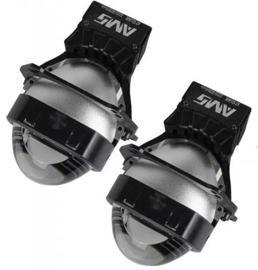 Линзы автомобильные светодиодные AMS LED A7 Square 3'' F/R