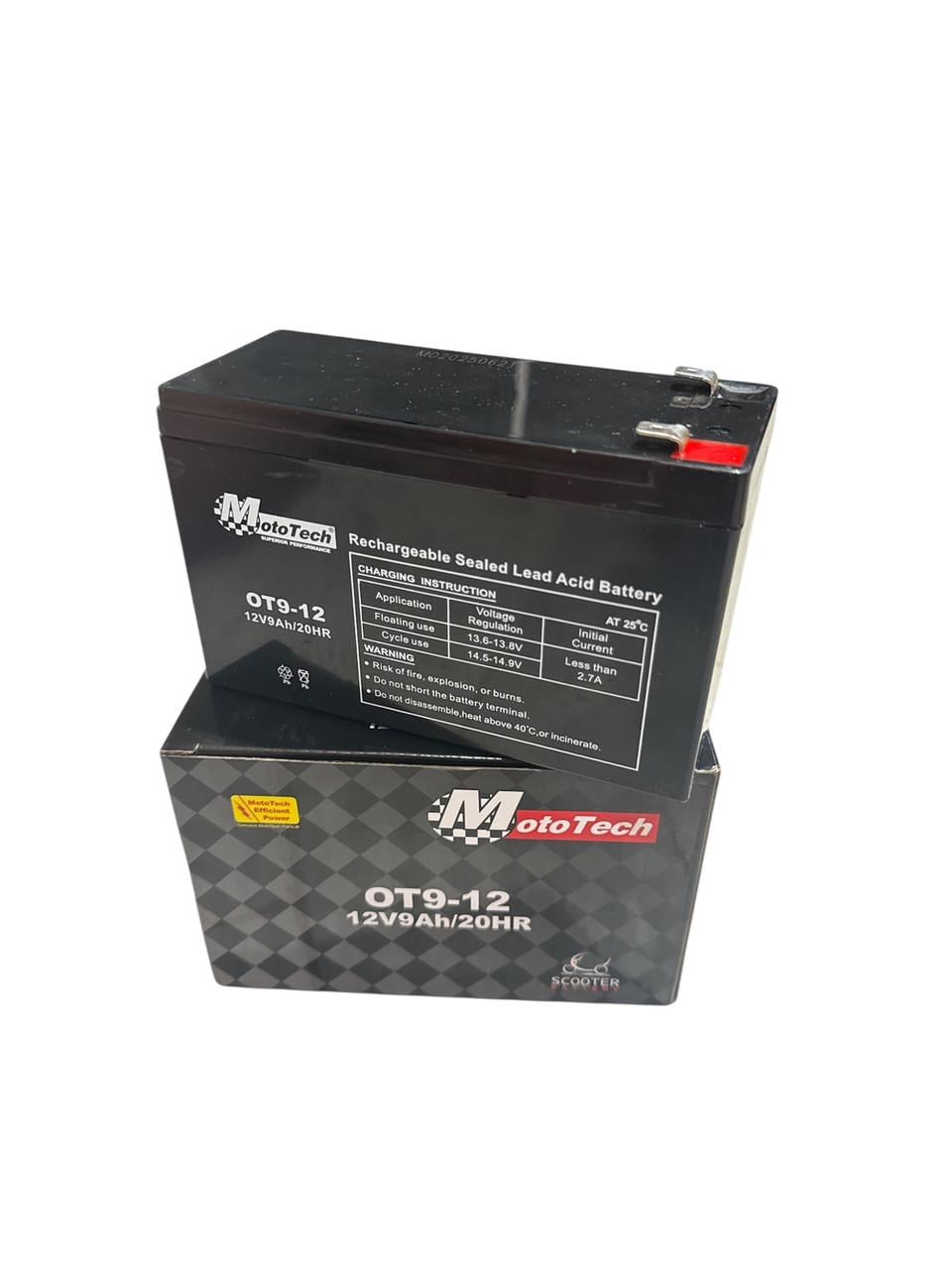 Аккумулятор 12v 9Ah MotoTech (100070)