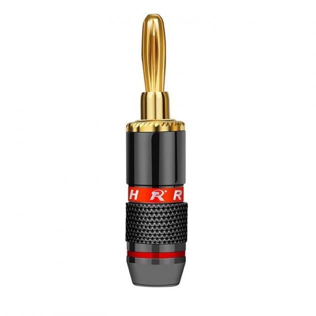 Штекер акустический R Connector Banana Plug Black/Red (A48439)