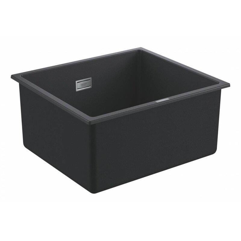 Мойка кухонная Grohe 31653AP0 гранитная прямоугольная 457x406 мм Черный (25977364)