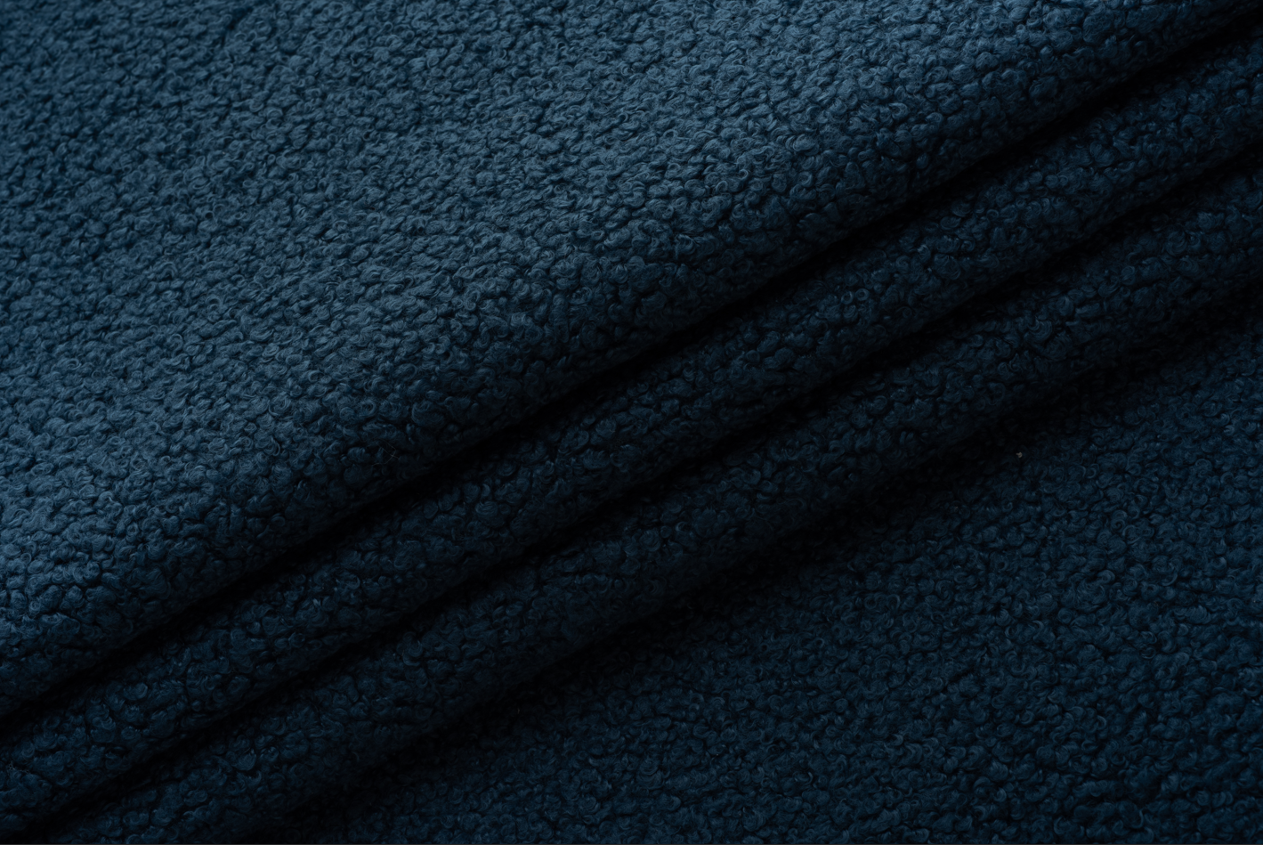 Ткань для мебели Exim Textil Букле Альпака 88 Синий (2408)