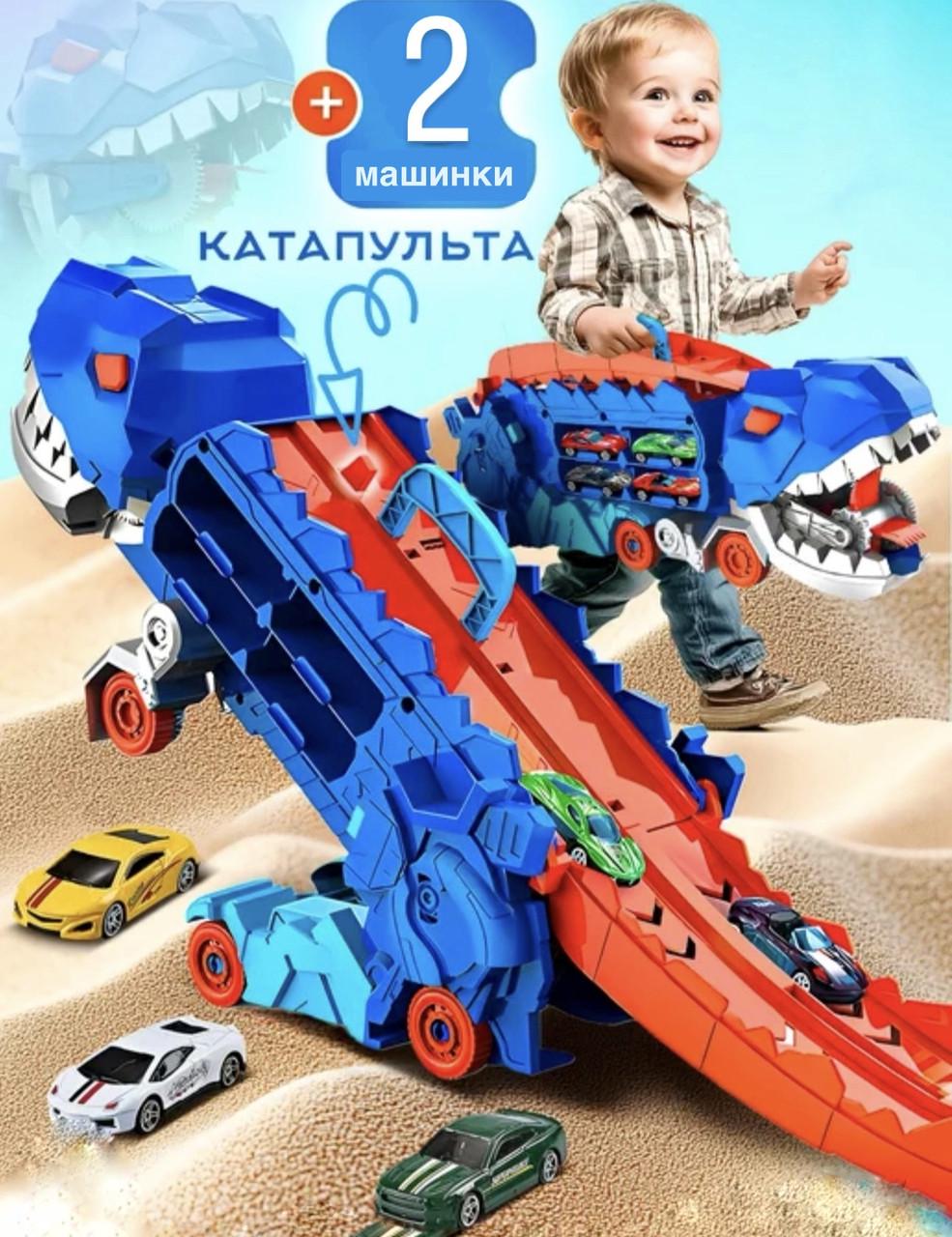 Мега трансформер Dino МН-111 2в1 трейлер-автовоз з 2 машинками (2271944955) - фото 8 Мега трансформер Dino МН-111 2в1 трейлер-автовоз з 2 машинками (2271944955) - фото 8