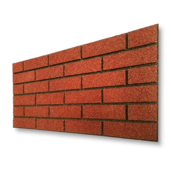 Мат фасадный резиновый 1000х500х20 мм Красный (2562227266) Мат фасадный резиновый 1000х500х20 мм Красный (2562227266)