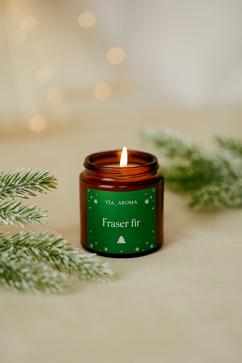 Аромасвечка новогодняя Via Aroma FRASER FIR 100 мл (30563154)