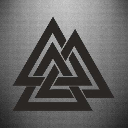 Наклейка Valknut 25x23,1 см Черный (21560050)