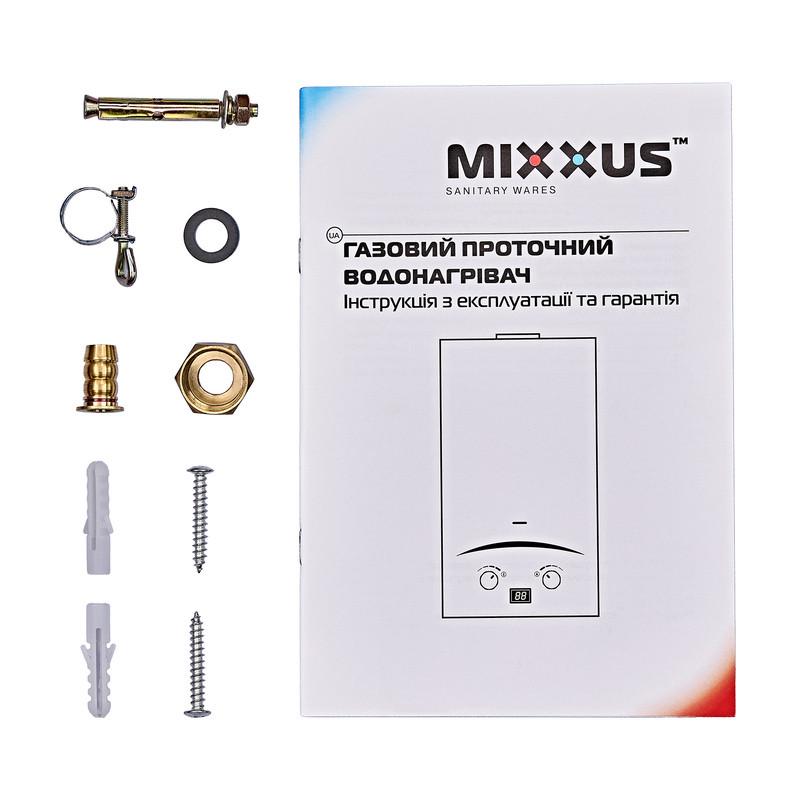 Газова колонка MIXXUS GWH-0310 BASIC GLASS димохідна 10 л/хв панель зі скла з малюнком (WH0024) - фото 6 Газова колонка MIXXUS GWH-0310 BASIC GLASS димохідна 10 л/хв панель зі скла з малюнком (WH0024) - фото 6