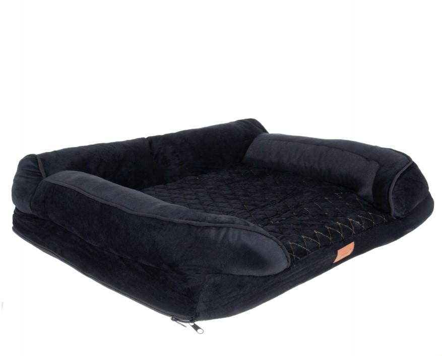Лежанка Ортопедическая кровать для собаки и кошки Purlov M 65х80 см Ортопедическая пена