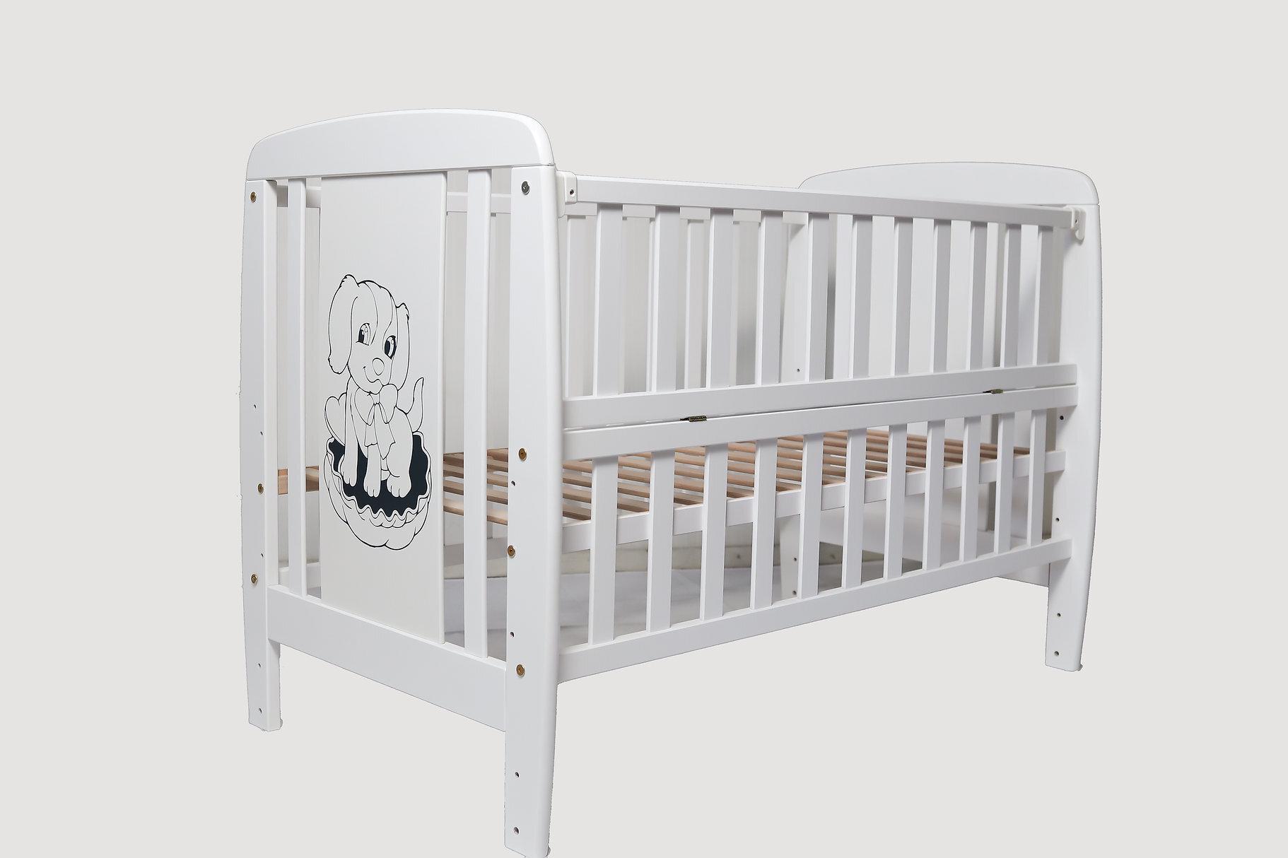 Детская кроватка Дубик-М Песик Белый - фото 2
