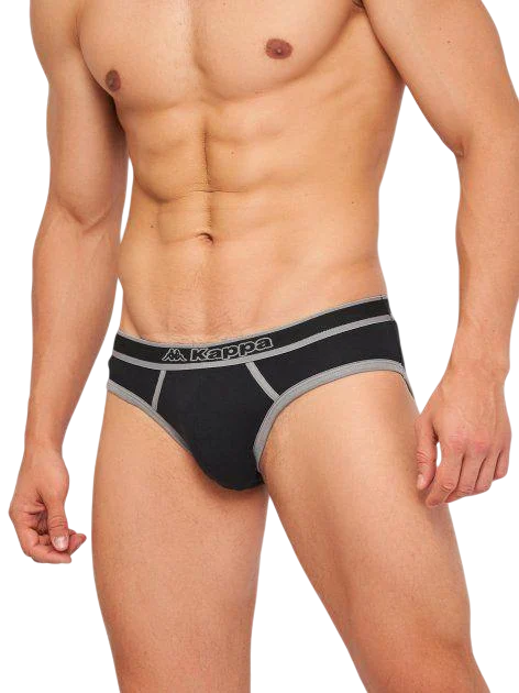 Трусы-слип Kappa Slip Uomo Elastico Logo centrato XL Черный (K1131 Nero-XL)